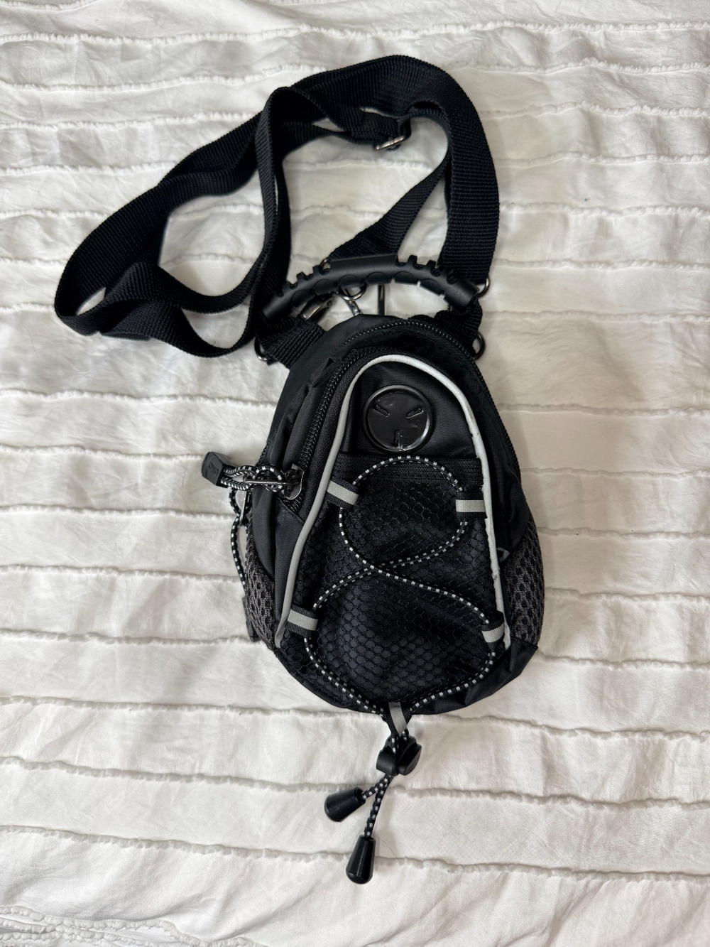 Outdoor Tactical Mini Sling Bag Black Crossbody Chest Pack Utility Hiking Pouch